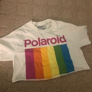 Cropped Polaroid shirt